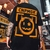 Imagem do Camisa smiley Print Algodão T-Shirt americana