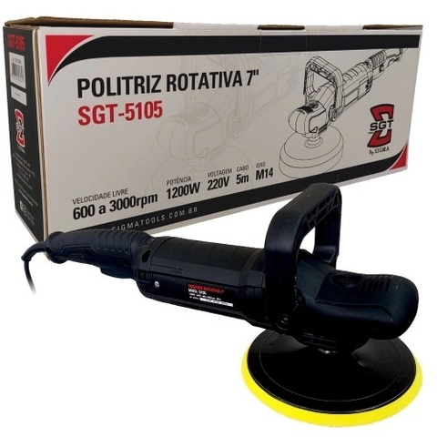 POLITRIZ ROTATIVA 5 a 7” – 1200W – 220V