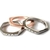 Trío Anillos Asimetric