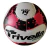 Bola de Futebol Society Profissional Ultra 14 da Trivella nas cores branco, preto e vermelho.