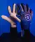 Luva De Goleiro Profissional N1 Goalkeeper Scorpius 2.0 Com Brinde - Azul e Laranja fabio