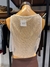 MUSCULOSA BLANCA BRILLO - tienda online