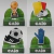 Caixa Bis Duplo Futebol (10 un)