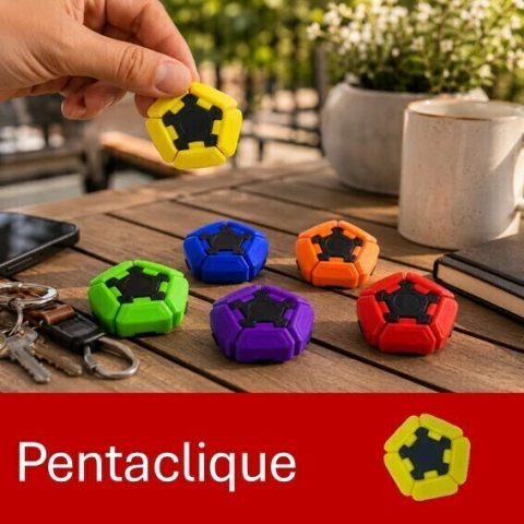 Pentaclique — Fidget Toy 3D