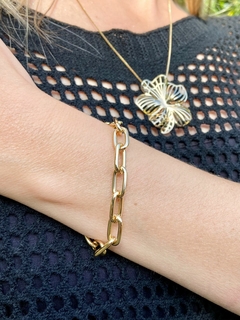 Pulseira corrente elo