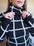 Imagem do Blusa em Jacquard Xadrez - Preto