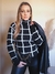 Blusa em Jacquard Xadrez - Preto