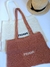 Bolsa Praia em Tricô - Off white - Mesh Store
