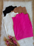 Cropped Regata em Tricô Modal - Branco - loja online