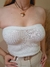 Cropped Delli - Off White na internet