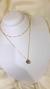 Colar Duplo Folheado a Ouro - comprar online