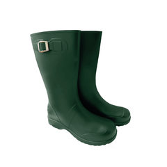 Botas de lluvia impermeable verde