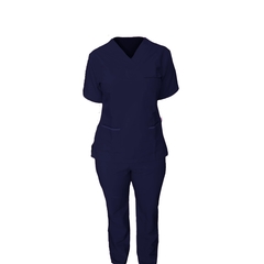 Conjunto Antifludo Cuello V (Azul Noche) - tienda online