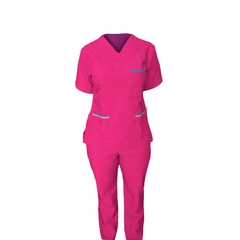 Conjunto Antifludo Cuello V (Rosa) - tienda online