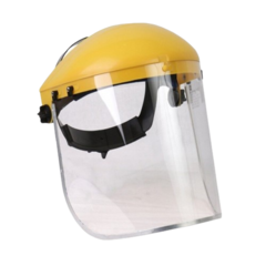 Careta de esmerilar ratchet visor con ribete