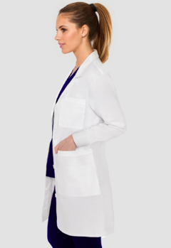 Bata Blanca lino x3 Dama - comprar online