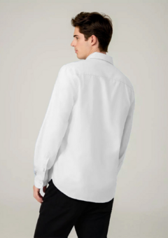 Camisa Oxford Para Caballero blanca - comprar online