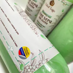 Shampoo natural de aloe vera y avena - Natural kaffa