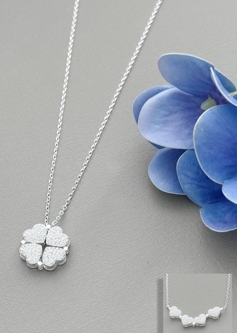 COLAR TREVO CRAVEJADO