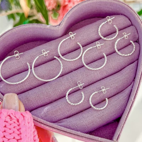 Brinco Argola Trançada