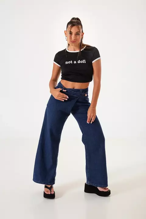 Jeans Cruzex Botón - comprar online