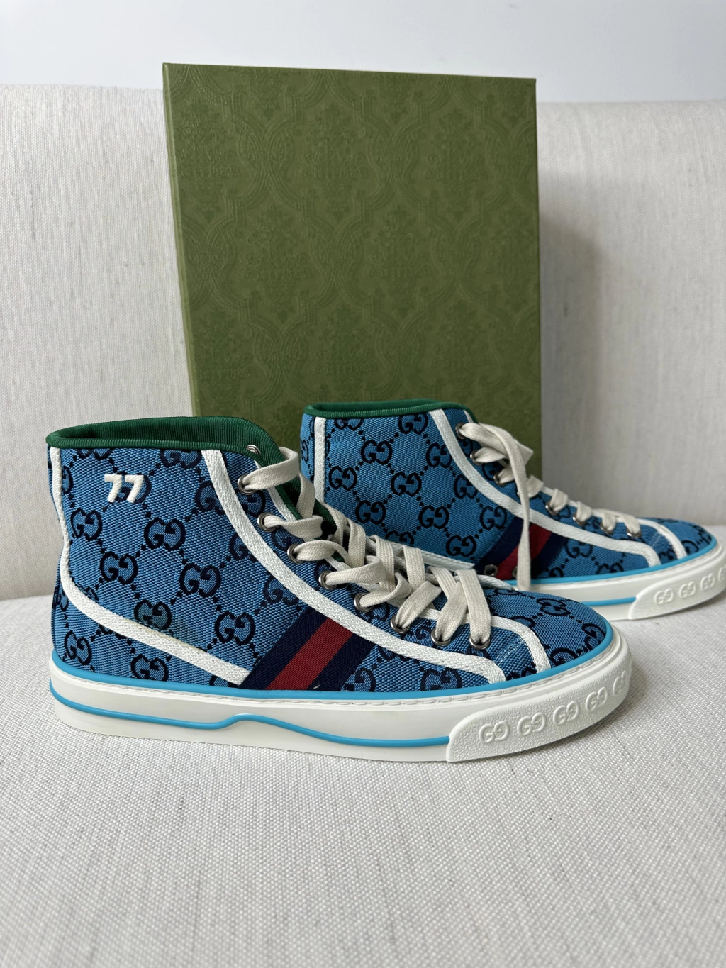 Tênis Cano Alto Gucci