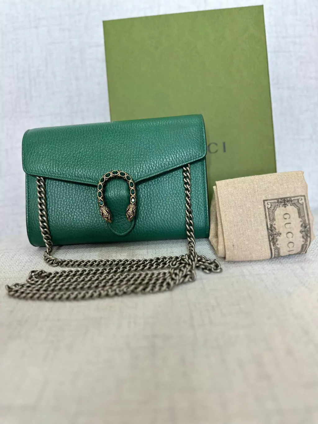 Bolsa Gucci Dionysus Verde