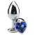 Plug Anal Cromado Coração - comprar online