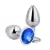 Plug Anal Em Aço Com Pedra - loja online