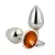 Plug Anal Em Aço Com Pedra - Luma Desire