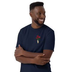 Camiseta Rosas unissex com mangas curtas - loja online