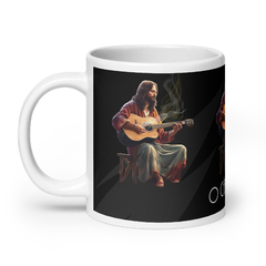 Caneca estampa Jesus tocando violão - comprar online