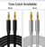 3.5mm Audio Cable Male to Male Car Stereo AUX 3.5mm Cable for Phone MP3 MP4 en internet