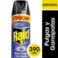 INSECTICIDA EN AEROSOL RAID MATAPULGAS X 400 CC