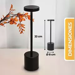 Velador táctil led recargable alto en internet