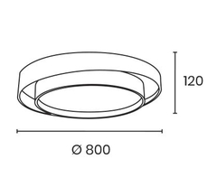 Plafon Salo-Plafón led incorporado en internet