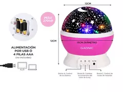 Proyector de estrellas y luna