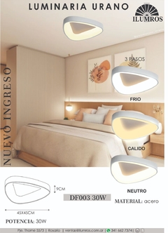 Plafón Urano-led incorporado