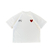 Camisa Over Feminina gola alta - Guarde seu coração / Off White - comprar online