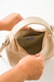 Bolsa Gota Fivela Mini Feno - Maria Tangerina
