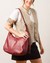 Bolsa Gota Fivela Média Cabernet - Maria Tangerina