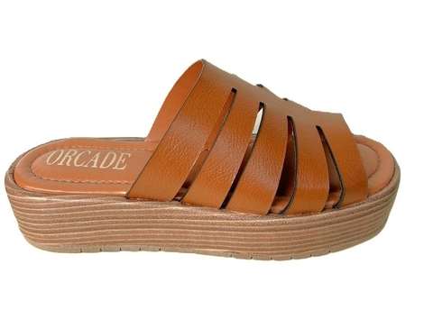 SANDÁLIA MULE CARAMELO ORCADE