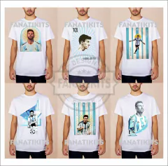 Plantillas Para Sublimar Remeras 45 Diseños Messi Argentina - comprar online