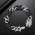 Pulseira Black Cravejada