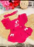 Romper Bebê Menina Básico Barbie Rosa Pink