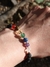 Pulsera amuleto 7 Chakras con obsidiana
