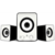 Caixa De Som KP-7023 PC 2.1 Controle Bass