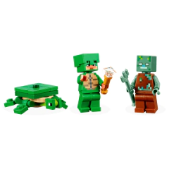 Imagem do Lego Minecraft - A Casa Tartaruga de Praia - 21254