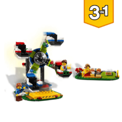 Lego Creator 3 em 1 – Carrossel de Parque de Diversões – 31095 - Let's Versu - Explore o Universo Lego