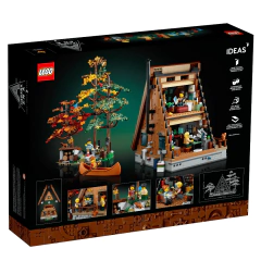 Lego Ideas - Chalé de Estrutura Triangular - 21338 - Let's Versu - Explore o Universo Lego